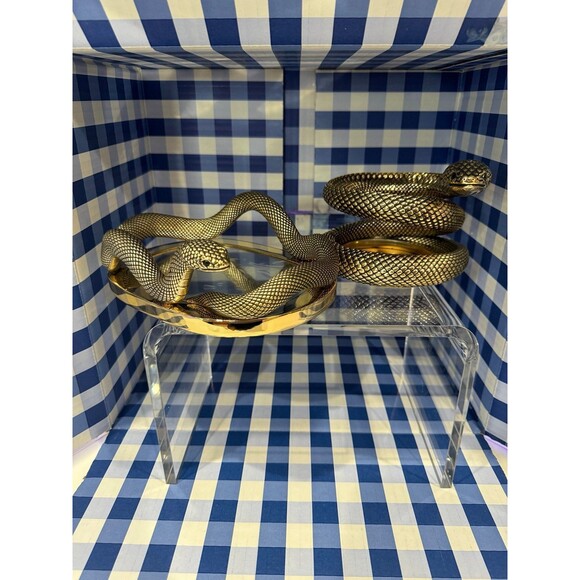 NEW Snake Tray + Snake Candle Holder BBW Halloween 2024 SET OF 2 - Picture 3 of 9